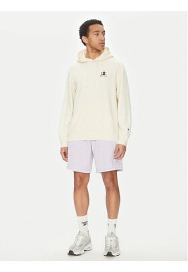 Champion Bluza 221176 Écru Regular Fit. Materiał: bawełna