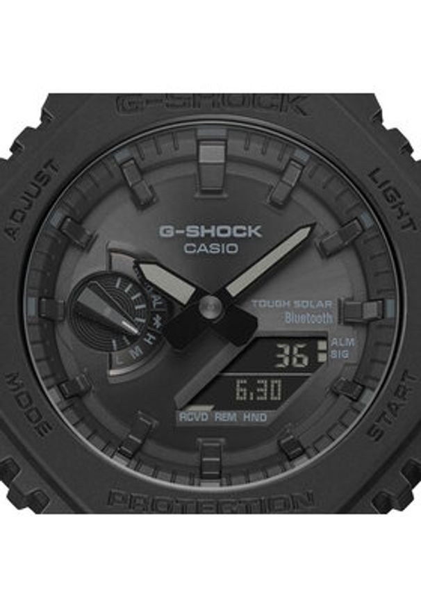 G-Shock Zegarek GA-B2100-1A1ER Czarny. Kolor: czarny. Materiał: syntetyk