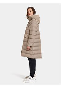 Didriksons Parka Fay Wns Parka 504524 Beżowy Regular Fit. Kolor: beżowy. Materiał: syntetyk