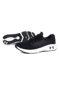 Buty do biegania męskie Under Armour Charged Vantage. Zapięcie: sznurówki. Kolor: czarny. Materiał: syntetyk, tkanina, materiał. Szerokość cholewki: normalna. Sport: bieganie