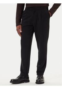 Calvin Klein Chinosy LV04LE613G Czarny Slim Fit. Kolor: czarny. Materiał: wiskoza #1