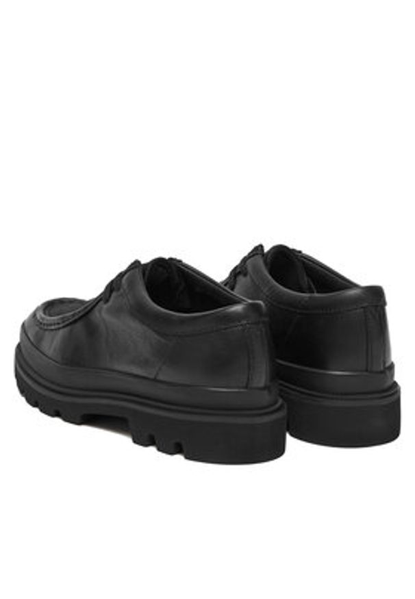 Clarks Półbuty Badell Seam 26183896 Czarny. Kolor: czarny. Materiał: skóra