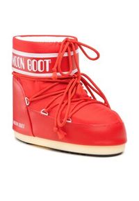 Moon Boot Śniegowce Icon Low Nylon 14093400009 D Czerwony. Kolor: czerwony. Materiał: materiał #2