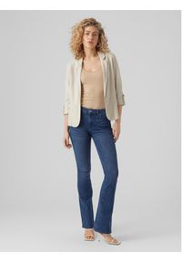 Vero Moda Marynarka Jesmilo 10279700 Szary Regular Fit. Kolor: szary. Materiał: wiskoza, len