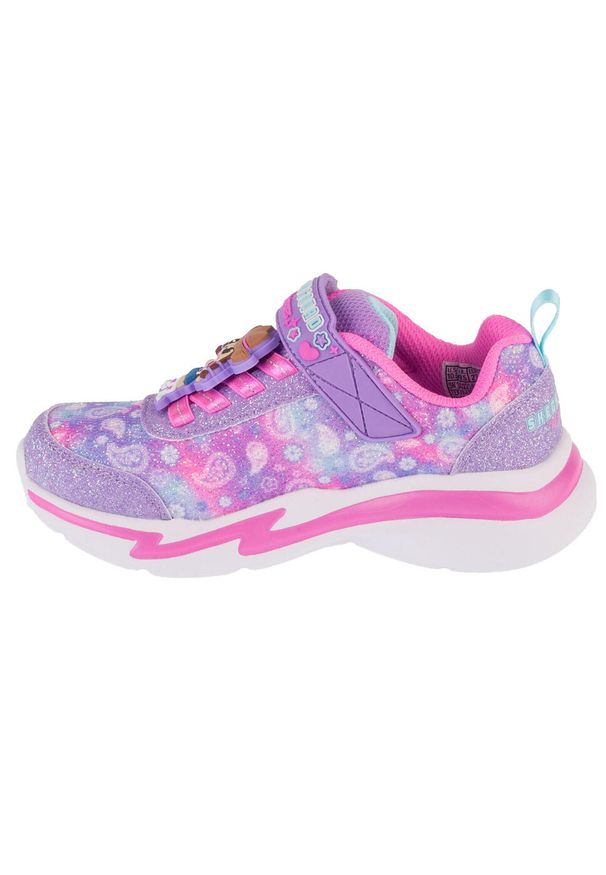 skechers - Buty sportowe Sneakersy dziewczęce, Snuggle Sneaks - Skech Squad. Kolor: różowy. Sport: turystyka piesza
