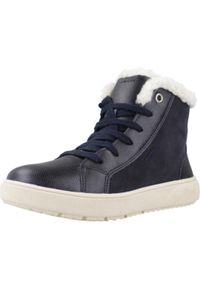 Geox - Buty GEOX J THELEVEN Niebieski. Kolor: niebieski. Materiał: syntetyk, tkanina, skóra. Sport: turystyka piesza