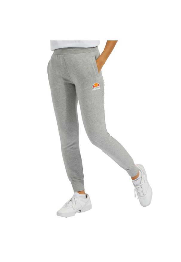 Spodnie damskie Ellesse Queenstown. Kolor: szary. Materiał: dresówka