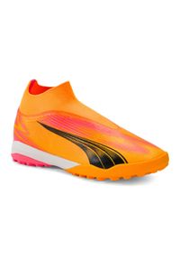 Puma - Buty piłkarskie PUMA Ultra Match + LL TT. Kolor: pomarańczowy. Sport: piłka nożna #1