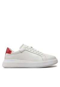Calvin Klein Sneakersy Low Top Lace Up Lth HM0HM01016 Biały. Kolor: biały #1