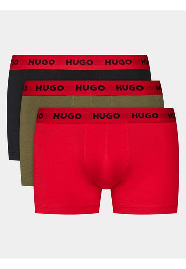 Hugo Komplet 3 par bokserek 50469766 Kolorowy. Materiał: bawełna. Wzór: kolorowy