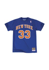Koszulka Mitchell & Ness Patrick Ewing. Kolor: niebieski. Sport: koszykówka #1