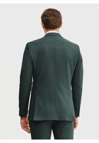 Pako Lorente - PAKO LORENTE - Zielona marynarka garniturowa. Kolor: zielony. Materiał: elastan, wiskoza, poliester. Wzór: gładki. Styl: młodzieżowy #4