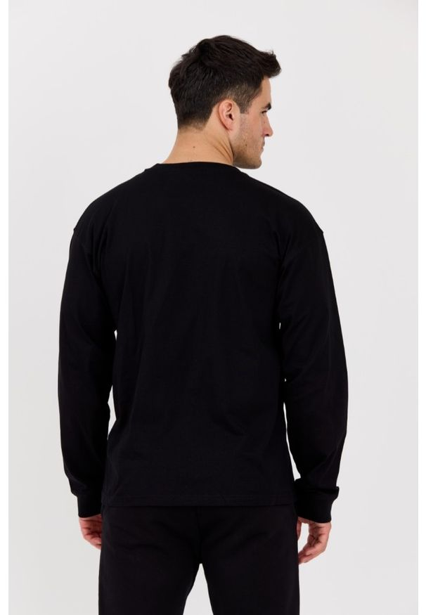 Diesel - DIESEL Czarny longsleeve męski T-BOXT-LS-DIV, Rozmiar XXL. Kolor: czarny. Materiał: elastan, bawełna. Długość rękawa: długi rękaw. Długość: długie. Styl: klasyczny