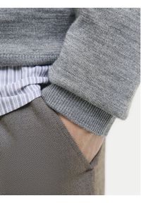Jack & Jones - Jack&Jones Sweter Merino 12216817 Szary Regular Fit. Kolor: szary. Materiał: wełna #6