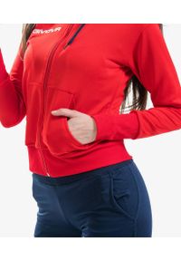 Givova - Tuta Lady. Kolor: czerwony, niebieski, wielokolorowy. Materiał: dresówka