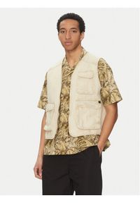 Alpha Industries Kamizelka Canvas Acid Vest 156140 Biały Loose Fit. Kolor: biały. Materiał: bawełna #1