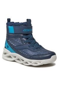 skechers - Skechers Sneakersy Twisted-Brights 401651L/NVBL Granatowy. Kolor: niebieski. Materiał: materiał #6