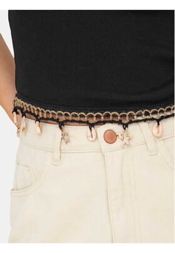 only - ONLY Top Shelly 15325019 Czarny Slim Fit. Kolor: czarny. Materiał: bawełna