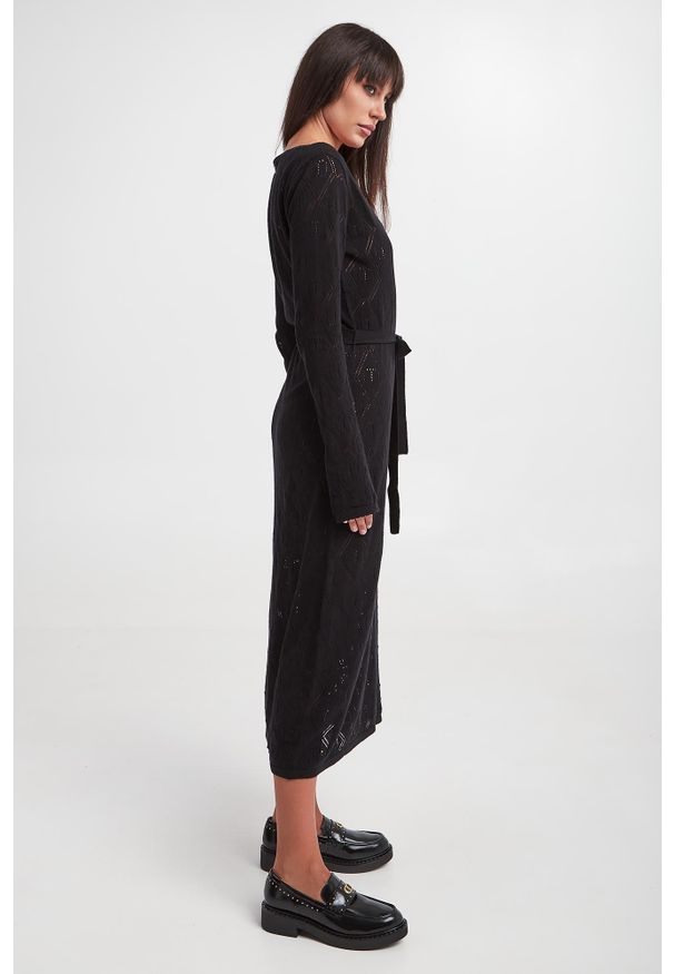 Twinset Milano - Sukienka ażurowa TWINSET. Wzór: ażurowy