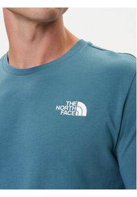 The North Face T-Shirt Redbox NF0A87NV Niebieski Regular Fit. Kolor: niebieski. Materiał: bawełna