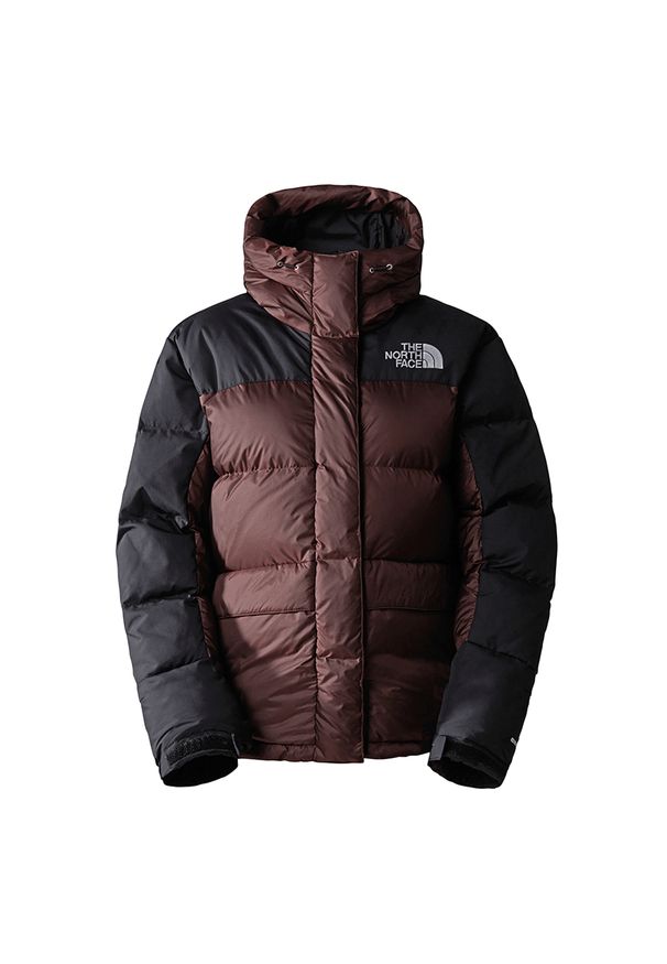 Kurtka The North Face Himalayan 0A4R2WLOS1 - brązowa. Okazja: na spacer. Kolor: brązowy. Materiał: poliester, materiał, puch, nylon. Sezon: zima. Styl: retro, elegancki. Sport: turystyka piesza
