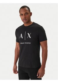 Armani Exchange T-Shirt XM002683 AF10356 UC001 Czarny Regular Fit. Kolor: czarny. Materiał: bawełna #1