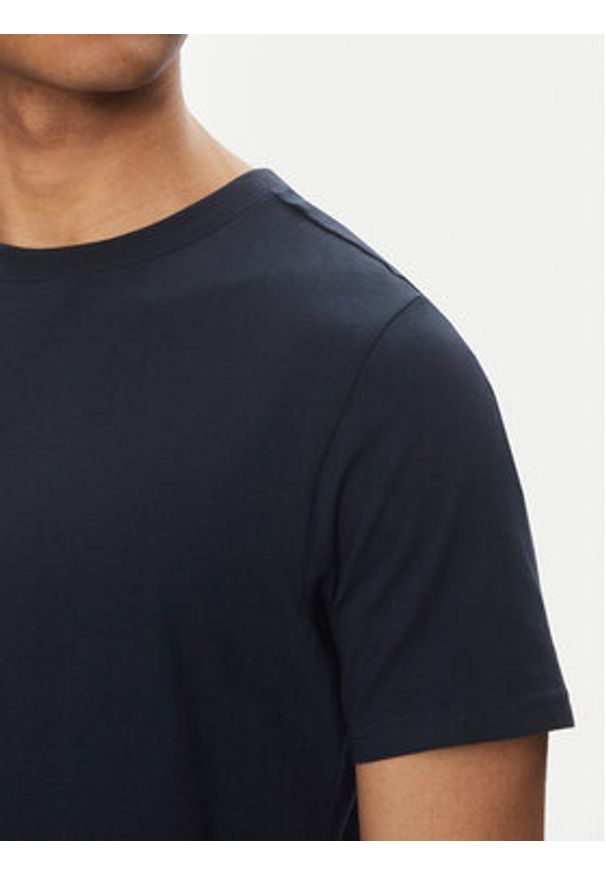 Helly Hansen T-Shirt Crew 34551 Granatowy Regular Fit. Kolor: niebieski. Materiał: bawełna