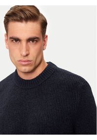Mustang Sweter Emil C 1015801 Granatowy Regular Fit. Kolor: niebieski. Materiał: syntetyk #4