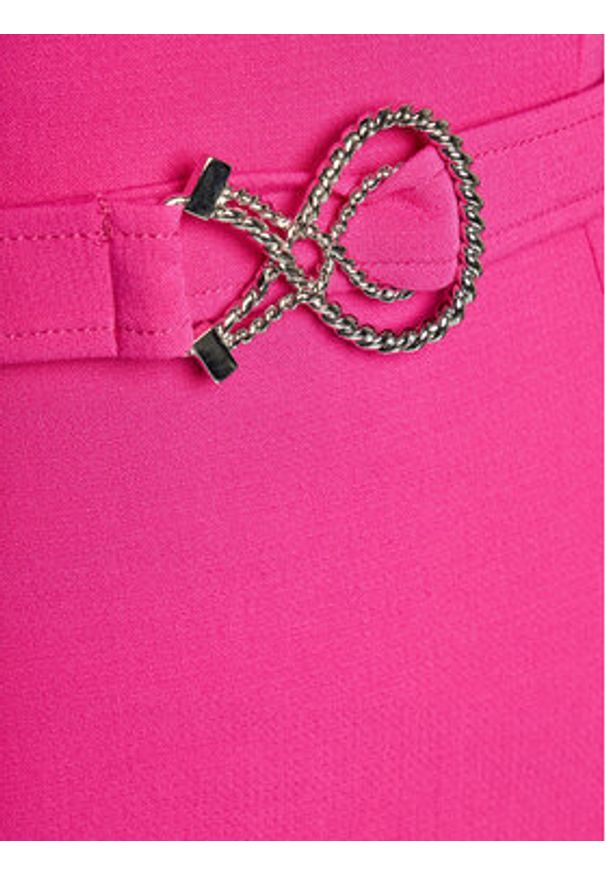 Nissa Sukienka koktajlowa RZ14405 Różowy Slim Fit. Kolor: różowy. Materiał: syntetyk. Styl: wizytowy