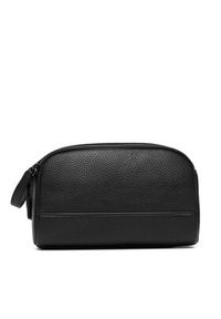 TOMMY HILFIGER - Tommy Hilfiger Kosmetyczka Th Central Washbag AM0AM13748 Czarny. Kolor: czarny. Materiał: skóra