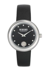Versus Versace - Zegarek VSPEN1020. Kolor: czarny. Materiał: materiał, skóra #1