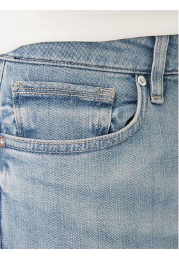 Guess Jeansy M6RAS2 D6761 Niebieski Slim Tapered Fit. Kolor: niebieski