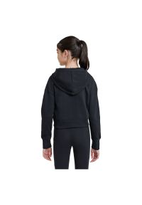 Bluza dla dziewcząt Nike Sportswear Crop Hooded DC9763. Typ kołnierza: kaptur. Materiał: bawełna, dresówka, dzianina, poliester