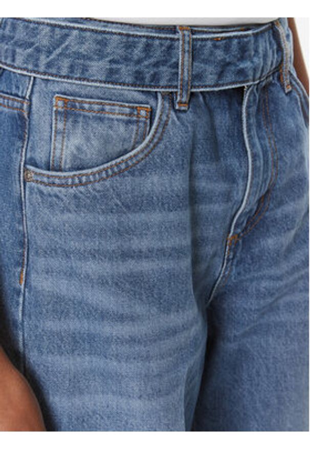 Hugo Jeansy Galeva_1 50508852 Niebieski Oversize. Kolor: niebieski