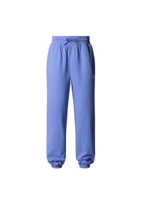 Spodnie damskie The North Face Essential Relaxed Straight 0A8C1G0YI1 - niebieskie. Kolor: niebieski. Materiał: bawełna, poliester #1