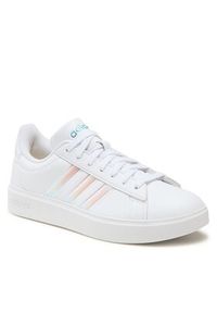 Adidas - adidas Sneakersy Grand Court Cloudfoam IE1868 Biały. Kolor: biały. Materiał: skóra. Model: Adidas Cloudfoam