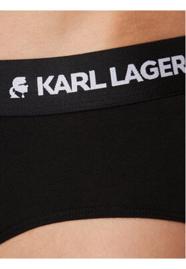Karl Lagerfeld - KARL LAGERFELD Komplet 3 par slipów 240M2111 Kolorowy. Materiał: bawełna. Wzór: kolorowy