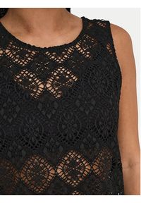 JDY Top Eva 15351499 Czarny Regular Fit. Kolor: czarny. Materiał: syntetyk
