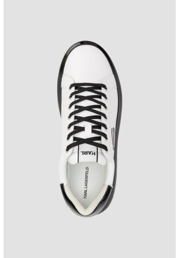 Karl Lagerfeld - KARL LAGERFELD Białe sneakersy męskie KAPRI KUSHION Outline NFT. Kolor: biały