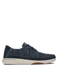Clarks Półbuty Easeway Lace 26187413 Granatowy. Kolor: niebieski. Materiał: materiał #4