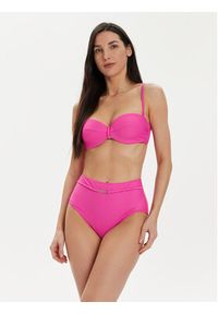 SELMARK - Selmark Dół od bikini BJ590 Różowy. Kolor: różowy. Materiał: syntetyk #3