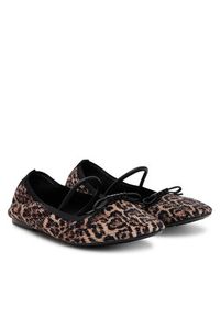 DKNY Baleriny K1577448 Brązowy. Kolor: brązowy. Materiał: materiał #3