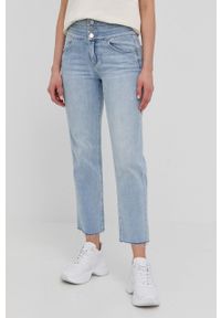 Miss Sixty jeansy damskie medium waist. Kolor: niebieski #3