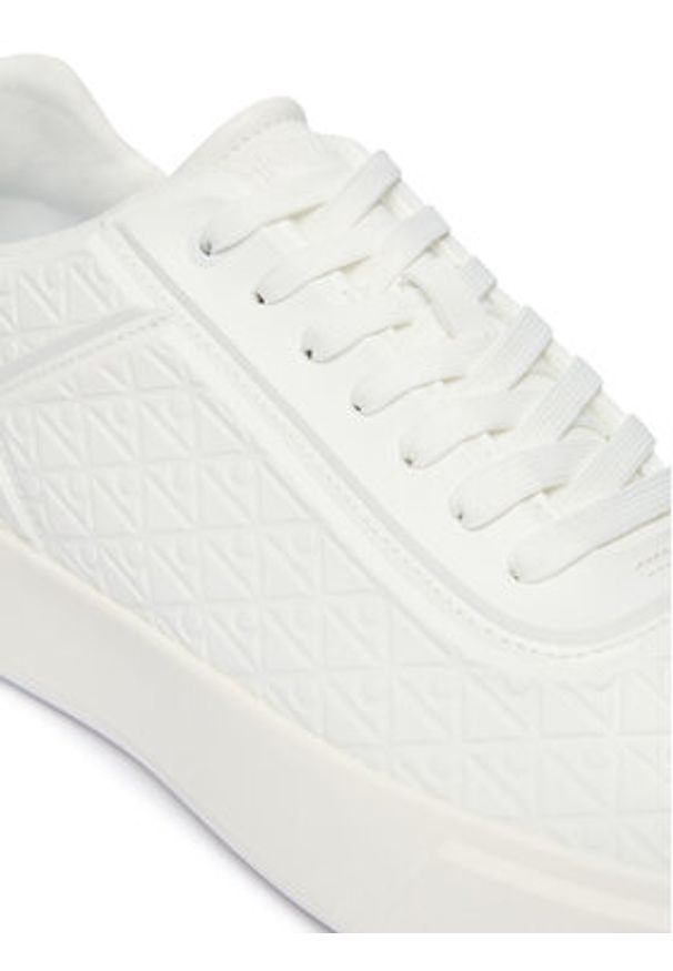 Calvin Klein Sneakersy Beasket Cup Oxf Lup Hf Aop Lth HM0HM02132 Biały. Kolor: biały. Materiał: skóra