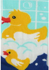 His Story - Skarpetki Bawełniane - Tematyczne - Kaczki w Kąpieli. Kolor: wielokolorowy. Materiał: elastan, bawełna, poliamid #6