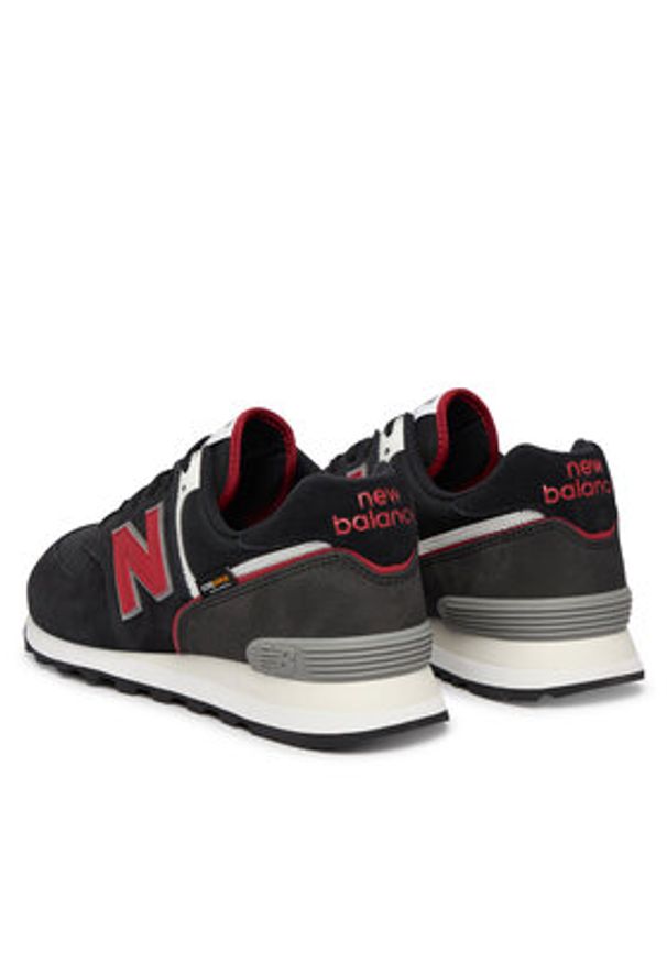 New Balance Sneakersy U5748JL Czarny. Kolor: czarny. Materiał: zamsz, skóra