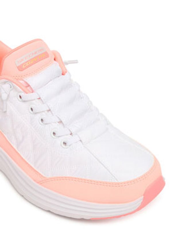 skechers - Skechers Sneakersy Contour Foam - Cozy Fit 150404/WCRL Biały. Kolor: biały. Materiał: materiał