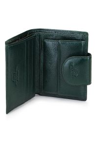 Wittchen - Damski portfel ze skóry klasyczny. Kolor: zielony. Materiał: skóra #5