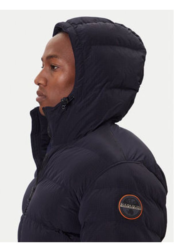Napapijri Kurtka zimowa A-Terez NP0A88TG Granatowy Regular Fit. Kolor: niebieski. Materiał: syntetyk. Sezon: zima
