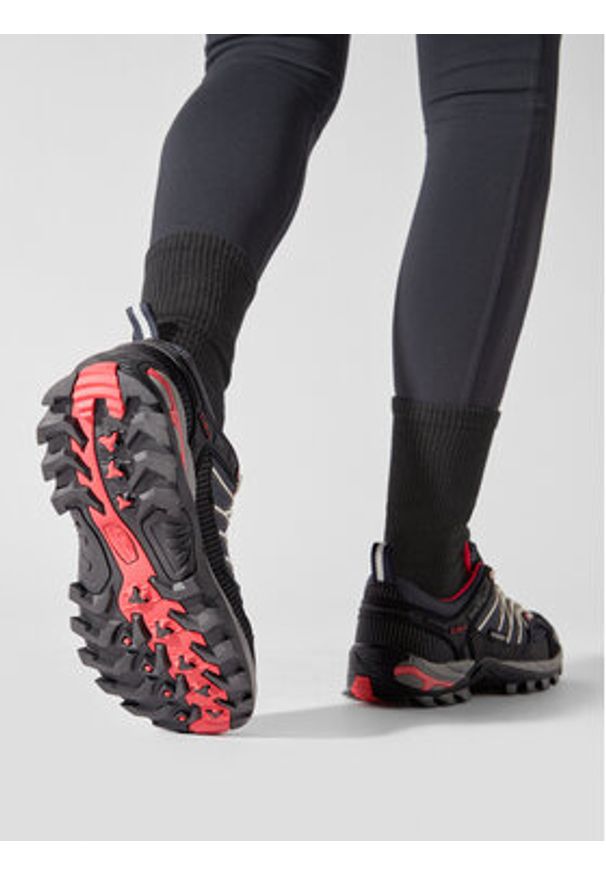 CMP Trekkingi Rigel Low Wmn Trekking Shoe Wp 3Q54456 Szary. Kolor: szary. Materiał: materiał